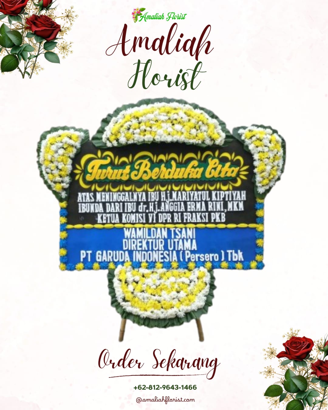 Papan Bunga Duka Karangpandan